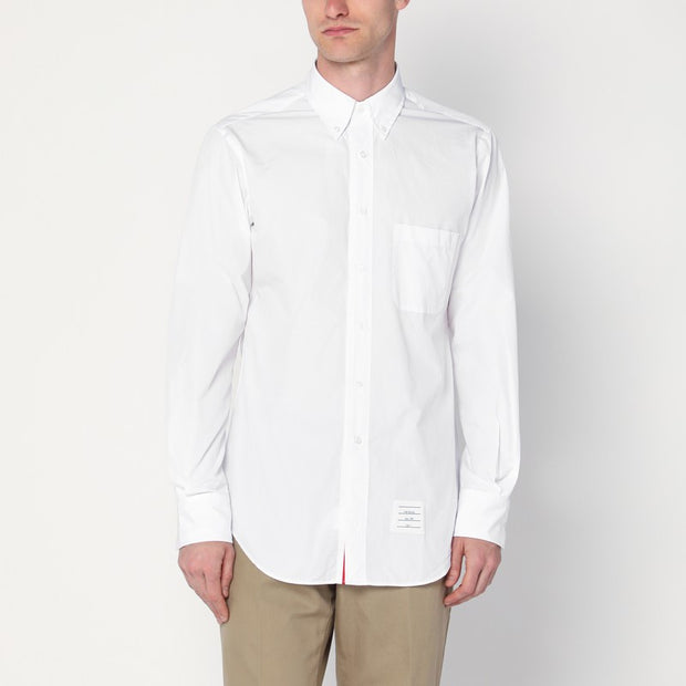 Thom Browne White Button-down Cotton Shirt