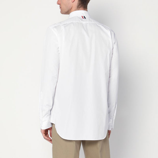 Thom Browne White Button-down Cotton Shirt