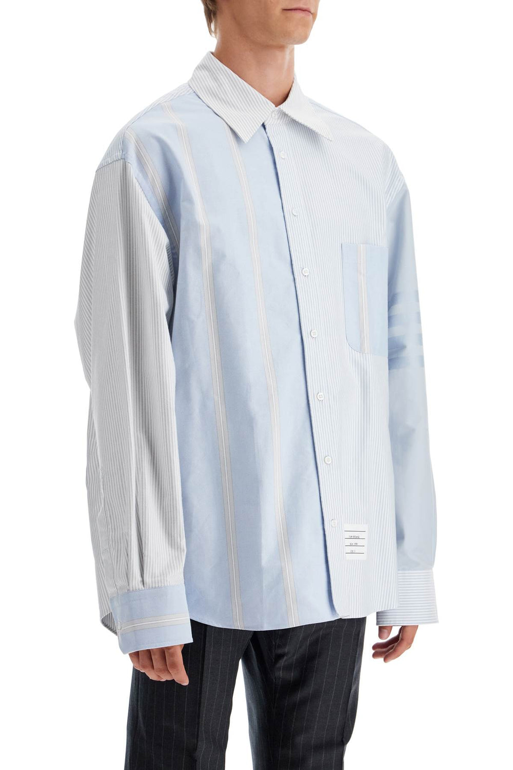 Thom Browne 4-Bar Oversized Shirt