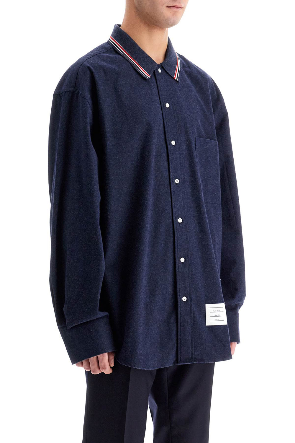 Thom Browne Oversized Flannel Shirt