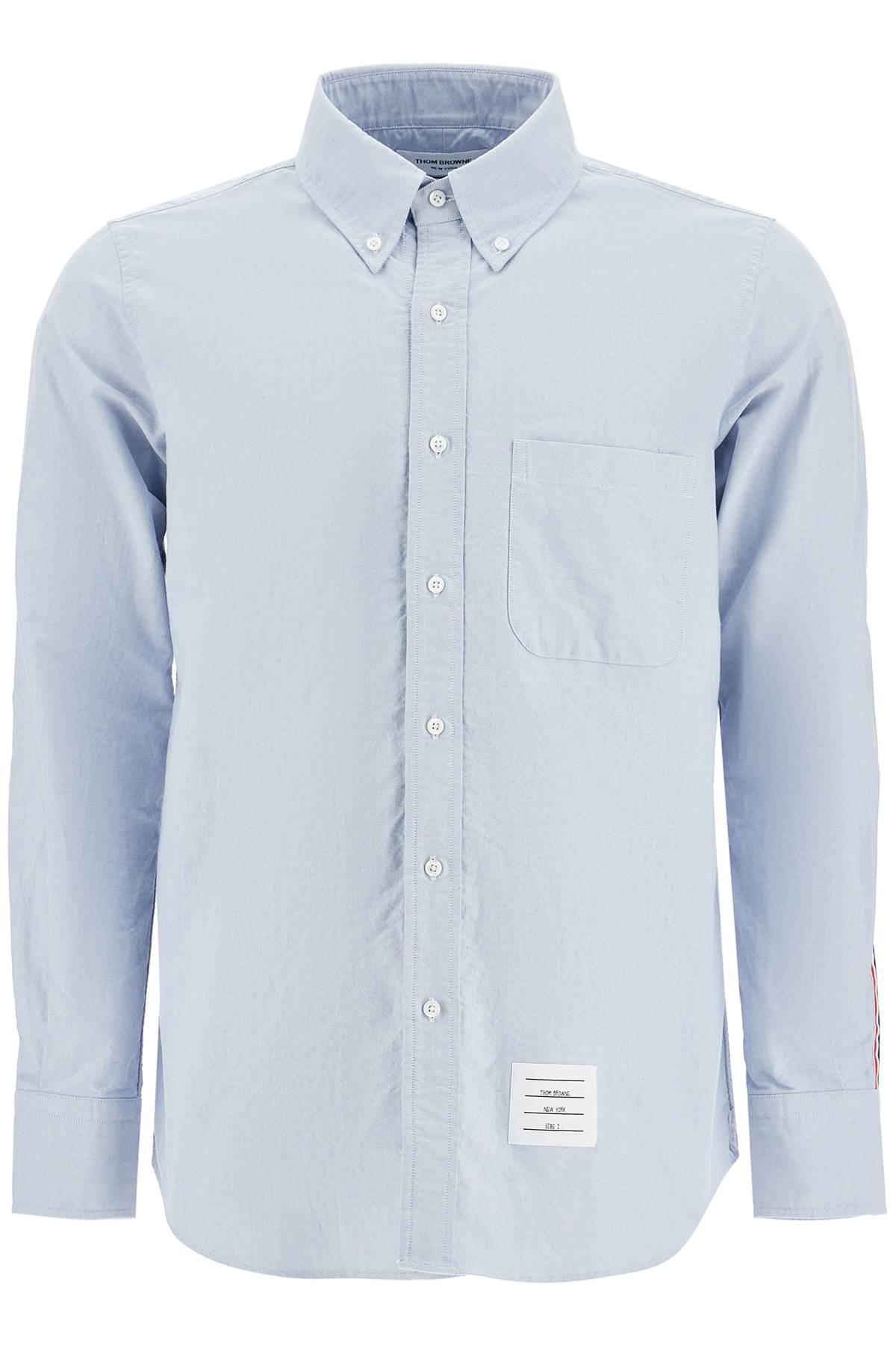 Thom Browne Classic Cut Striped Oxford Shirt