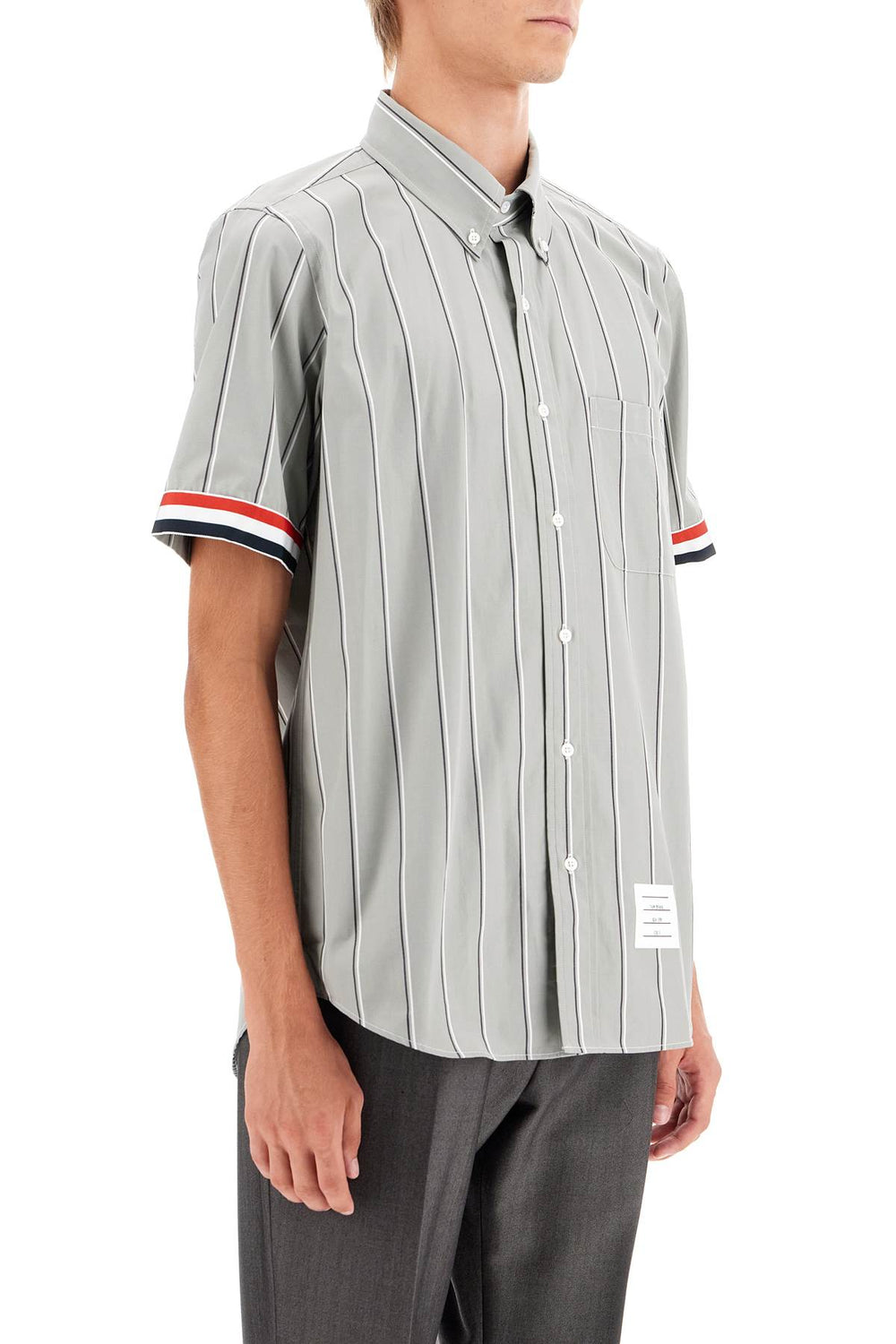 Thom Browne Striped Oxford Cotton Shirt