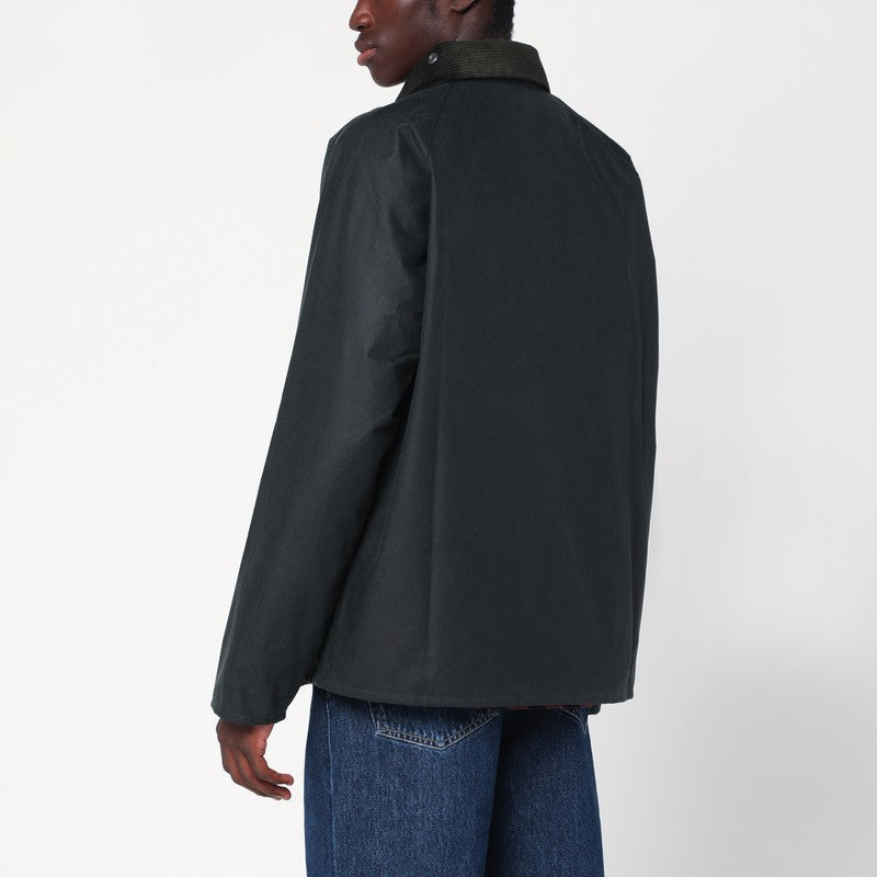 Barbour OS Transport Waxed Jacket Sage