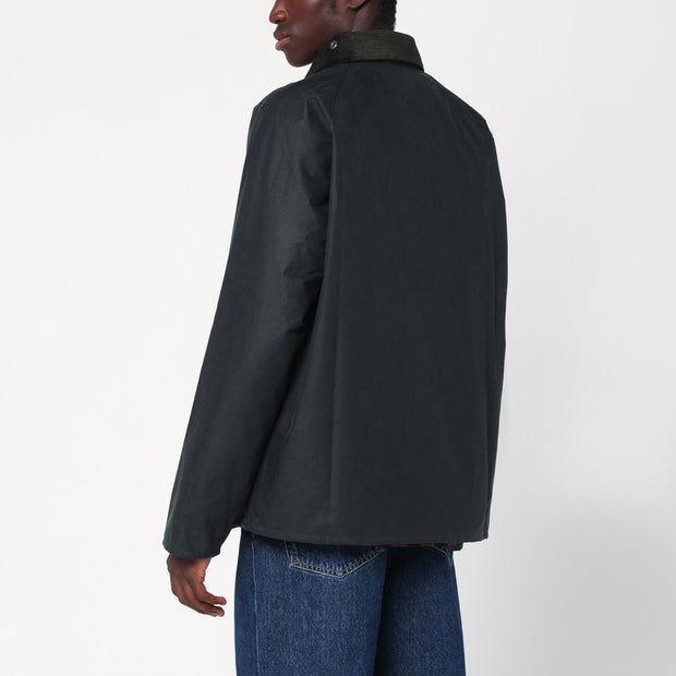 Barbour OS Transport Waxed Jacket Sage