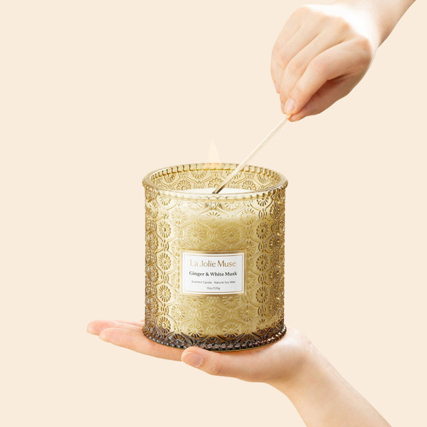 LA JOLIE MUSE Maelyn - Ginger & White Musk 19oz Candle