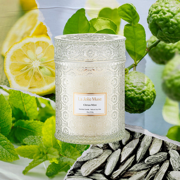 LA JOLIE MUSE Maelyn - Citrus Mint 19oz Candle
