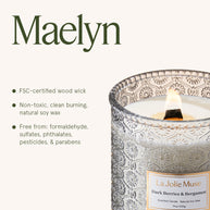 LA JOLIE MUSE Maelyn - Dark Berries & Bergamot 19oz Candle