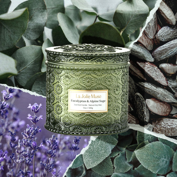 LA JOLIE MUSE Maelyn - Eucalyptus & Alpine Sage 12oz Candle