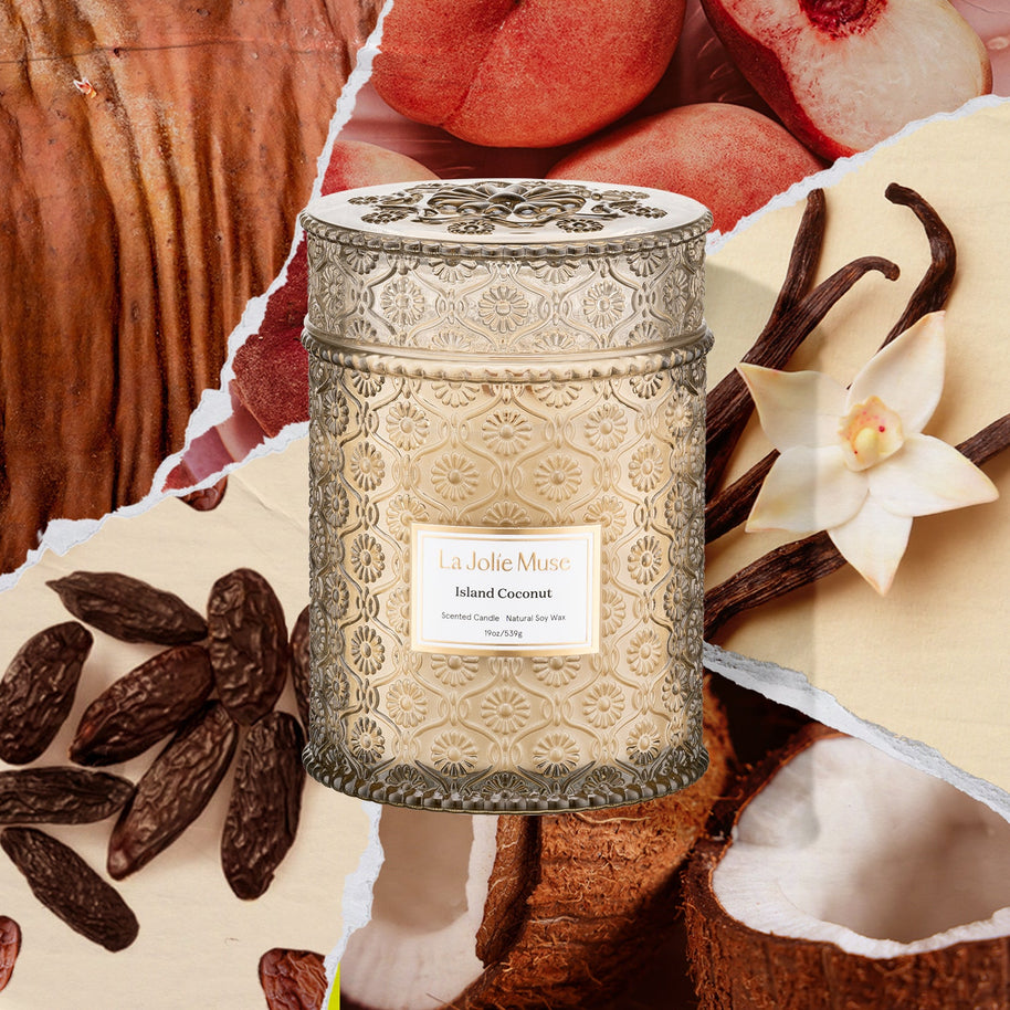 LA JOLIE MUSE Maelyn -  Island Coconut 19oz Candle