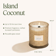 LA JOLIE MUSE Maelyn -  Island Coconut 19oz Candle