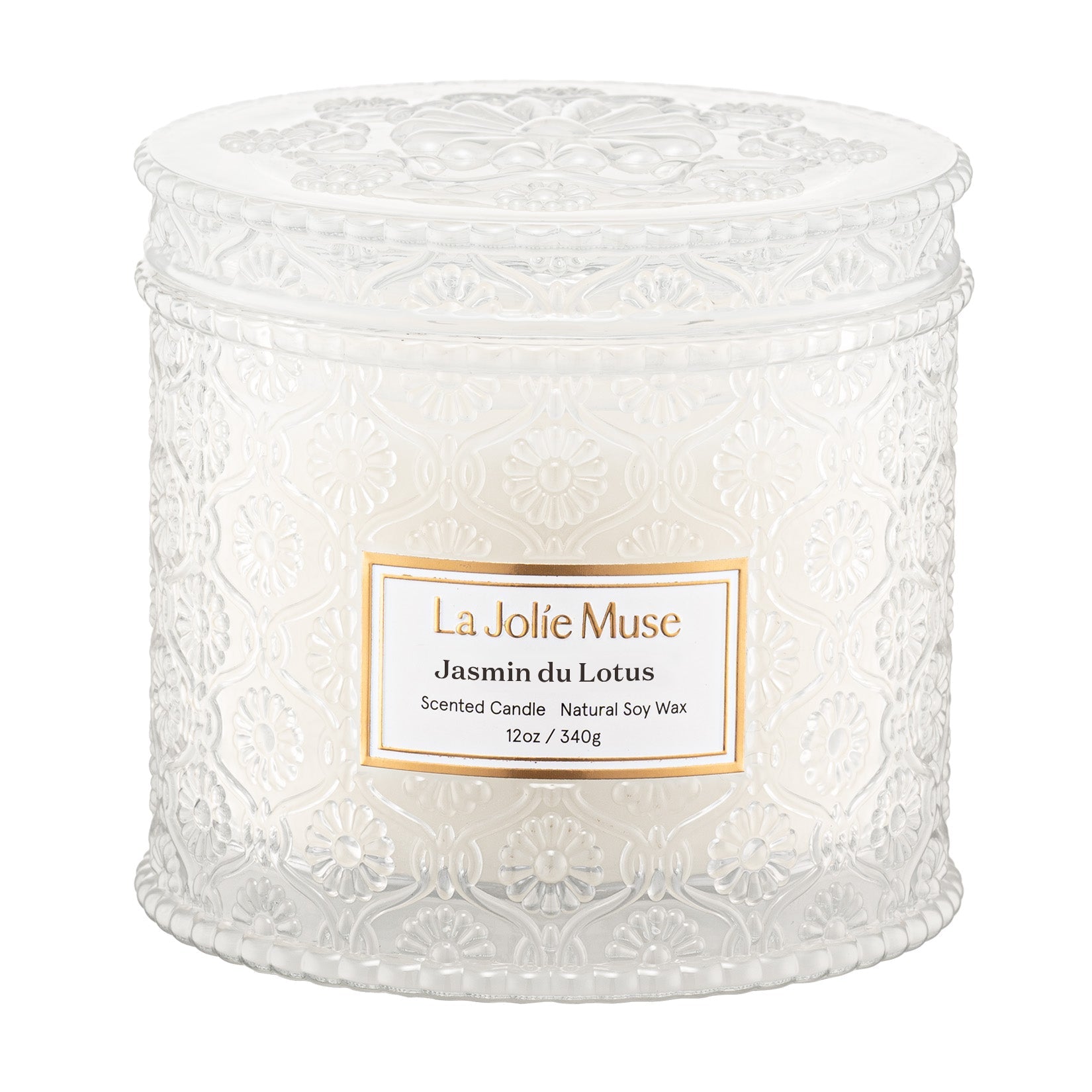 LA JOLIE MUSE Maelyn -  Jasmin Du Lotus 12oz Candle