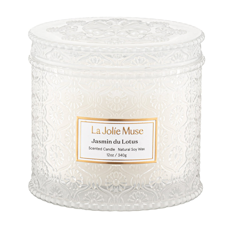 LA JOLIE MUSE Maelyn -  Jasmin Du Lotus 12oz Candle