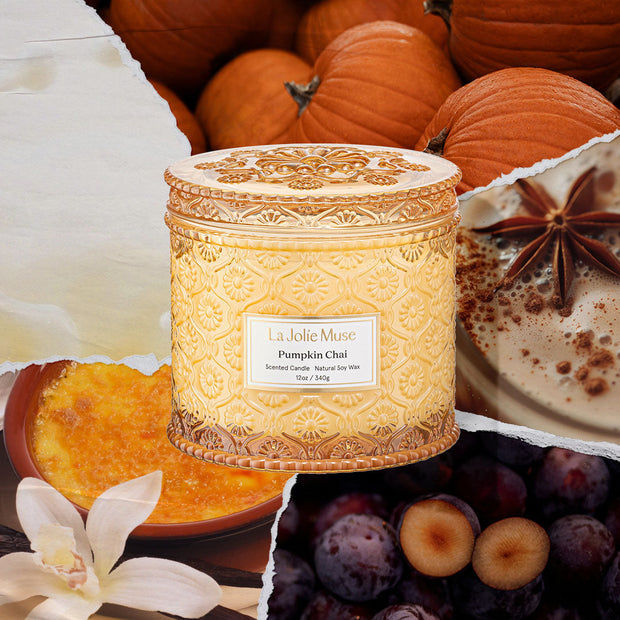 LA JOLIE MUSE Maelyn - Pumpkin Chai 12oz Candle