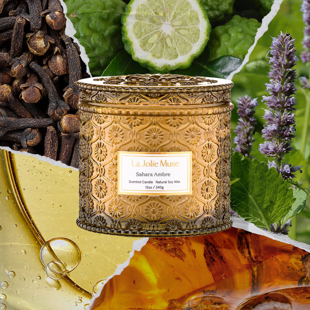 LA JOLIE MUSE Maelyn - Sahara Ambre 12oz Candle