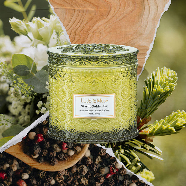 LA JOLIE MUSE Maelyn - Starlit Golden Fir 12oz Candle
