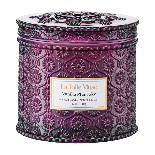 LA JOLIE MUSE Maelyn - Vanilla Plum Sky 12oz Candle