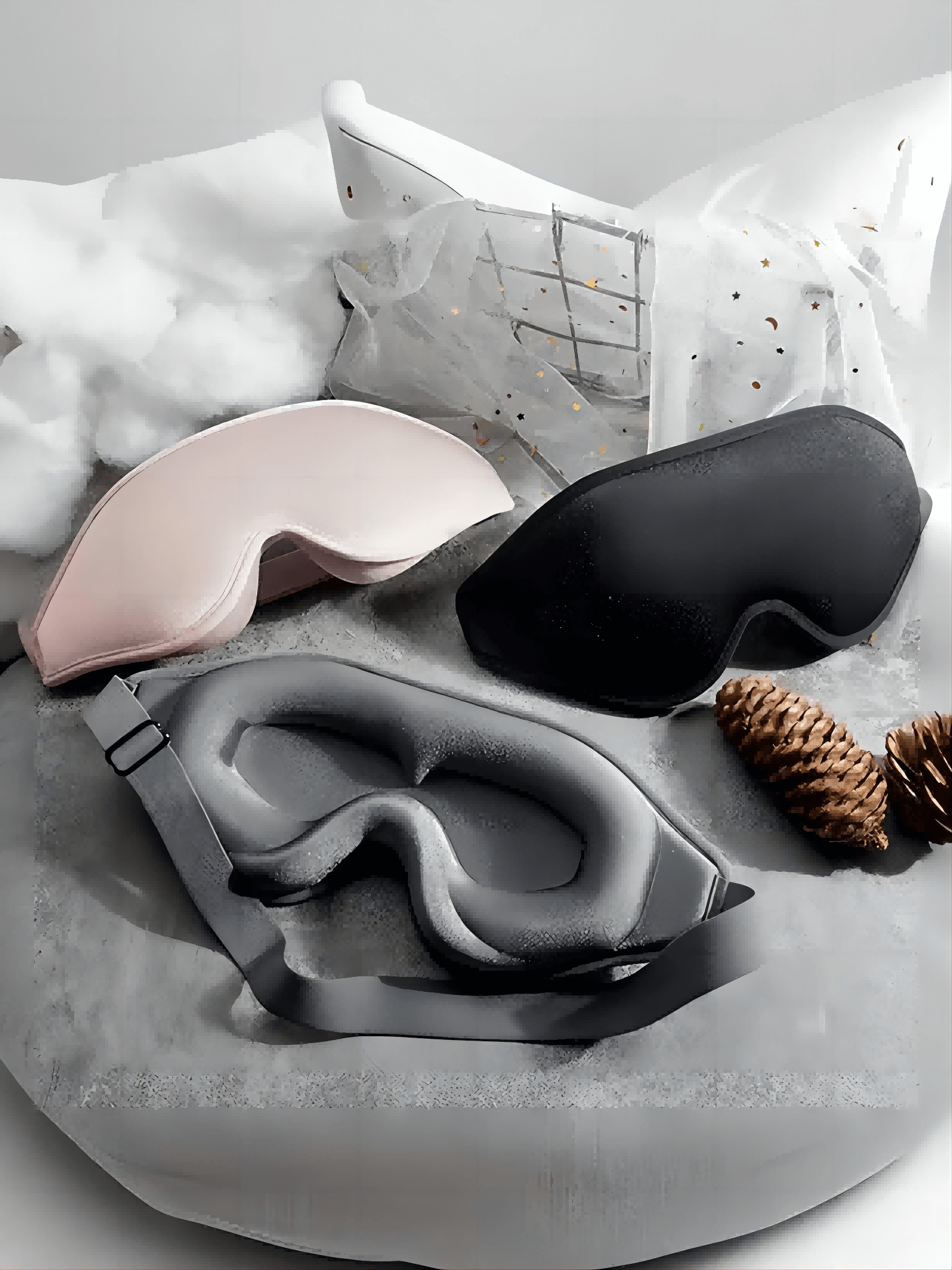Ulivary Rebound Memory Foam 3D Sleep Eye Mask