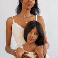 Zoe Lev 14K Gold Heart Necklaces - Mommy + Me
