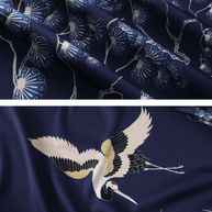 Ulivary Mountain Crane Kimono Robe