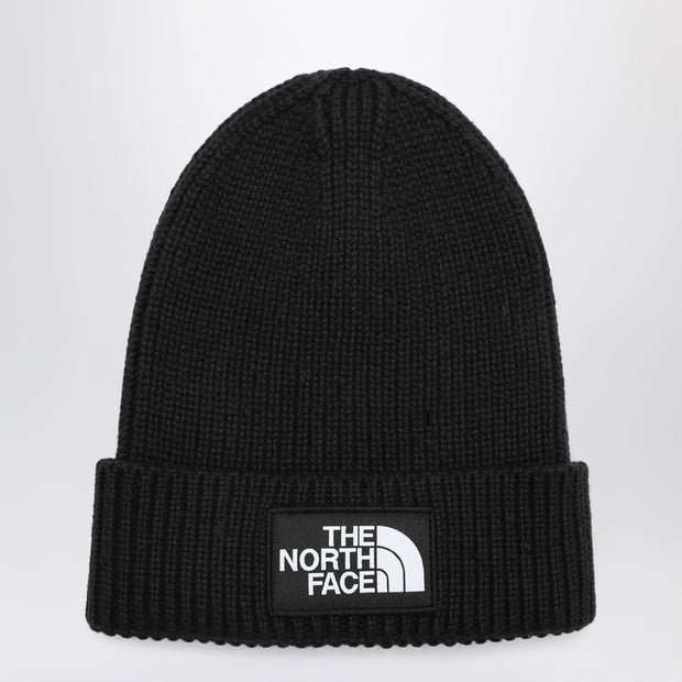 The North Face Kids' Black Beanie With Logo Patch