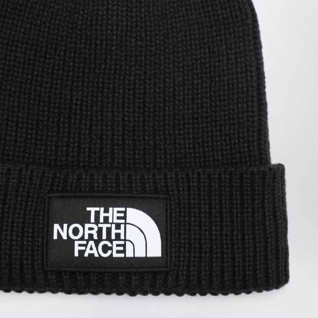 The North Face Kids' Black Beanie With Logo Patch