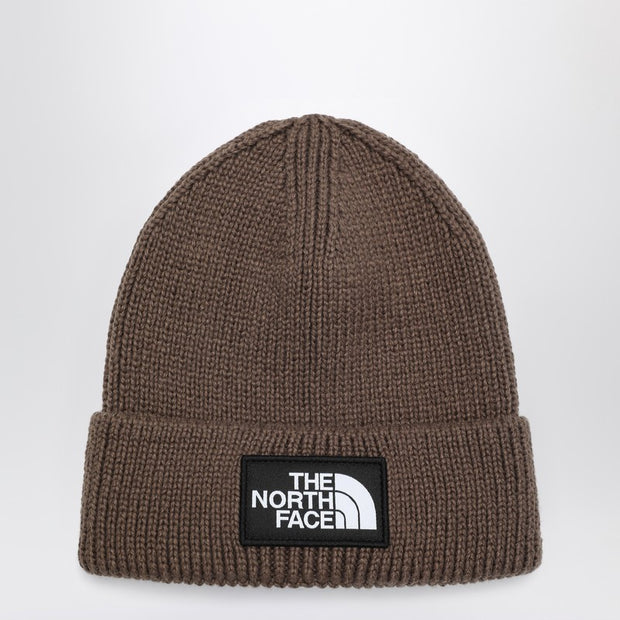 The North Face Kids' Brown Beanie With Logo Patch
