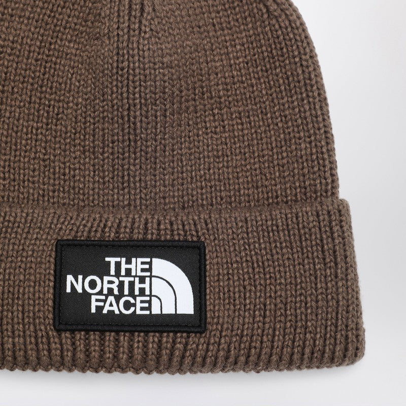 The North Face Kids' Brown Beanie With Logo Patch