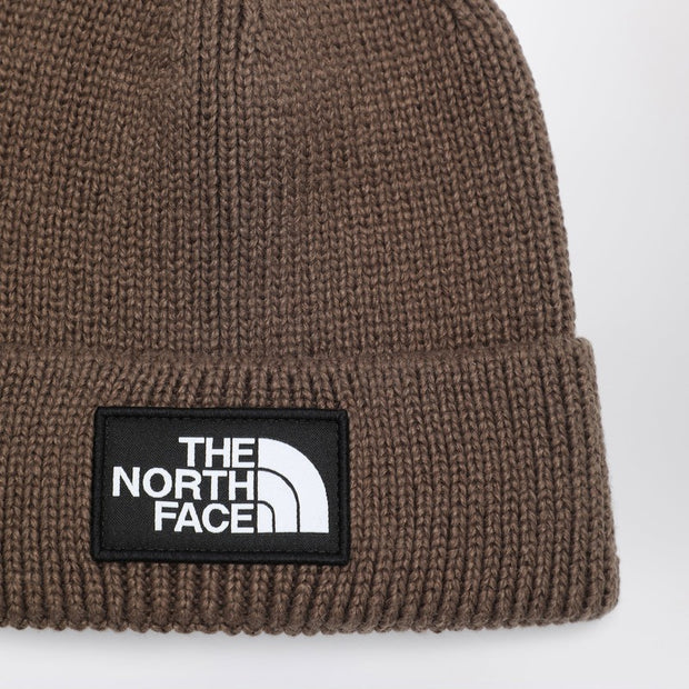 The North Face Kids' Brown Beanie With Logo Patch