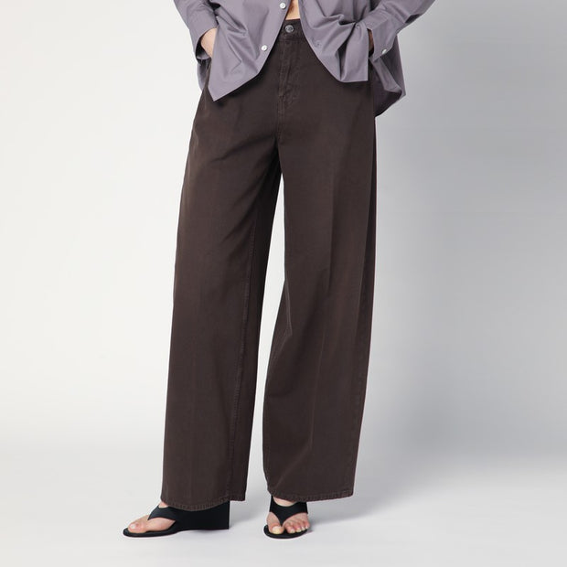 6397 Roomy Wide Brown Jeans