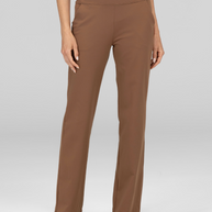 KiraGrace NINA STRAIGHT LEG PANT: DARK KHAKI