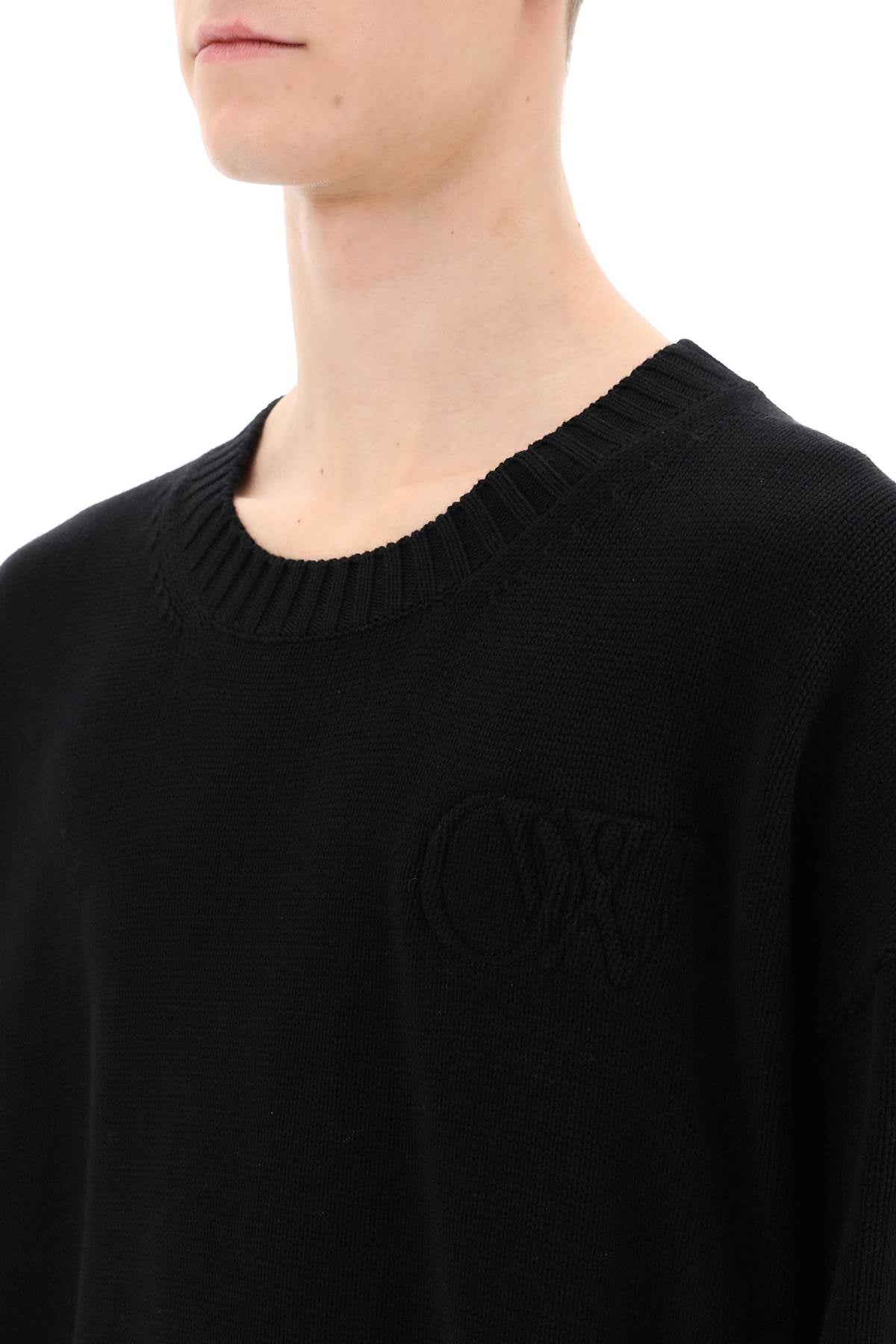 Off-White OW Embroidered Sweater