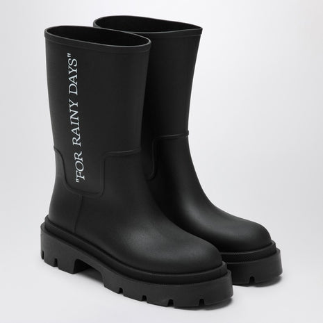 Off White Off-White™ Boots For Rainy Days Black