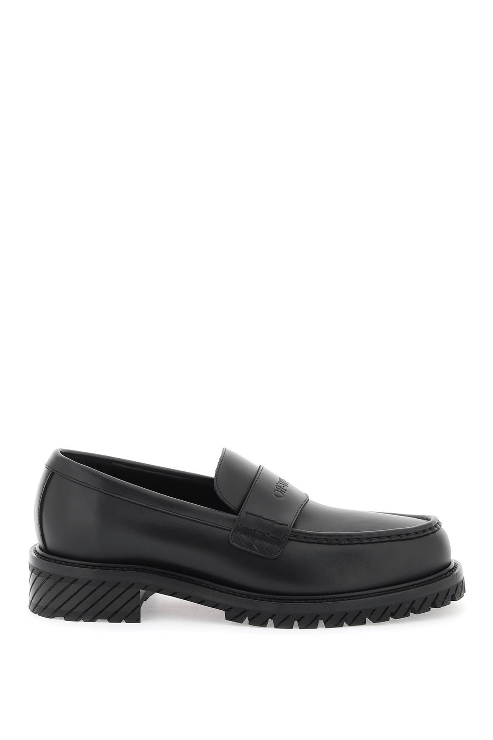 Off-White Leather Loafers