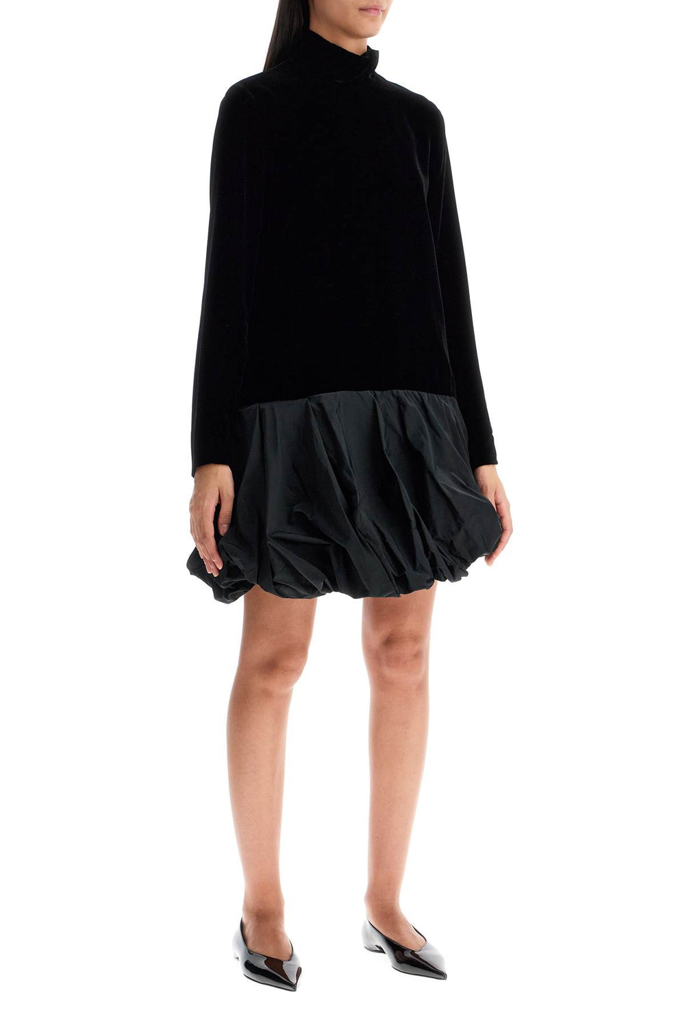 MAX MARA PIANOFORTE Velvet 'Osso' Short Dress