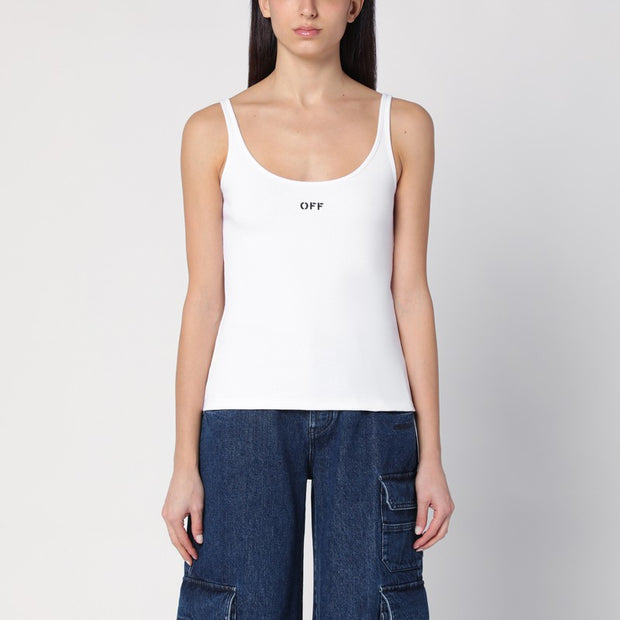 Off White Off-White™ White Tank Top With Logo