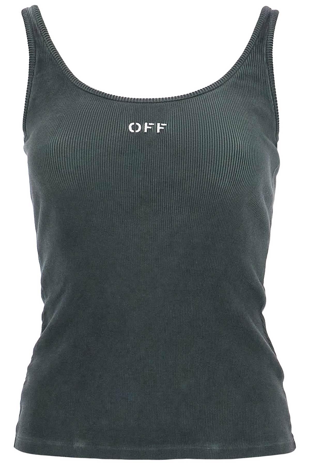 Off-White Off Stamp Rib Tank Top