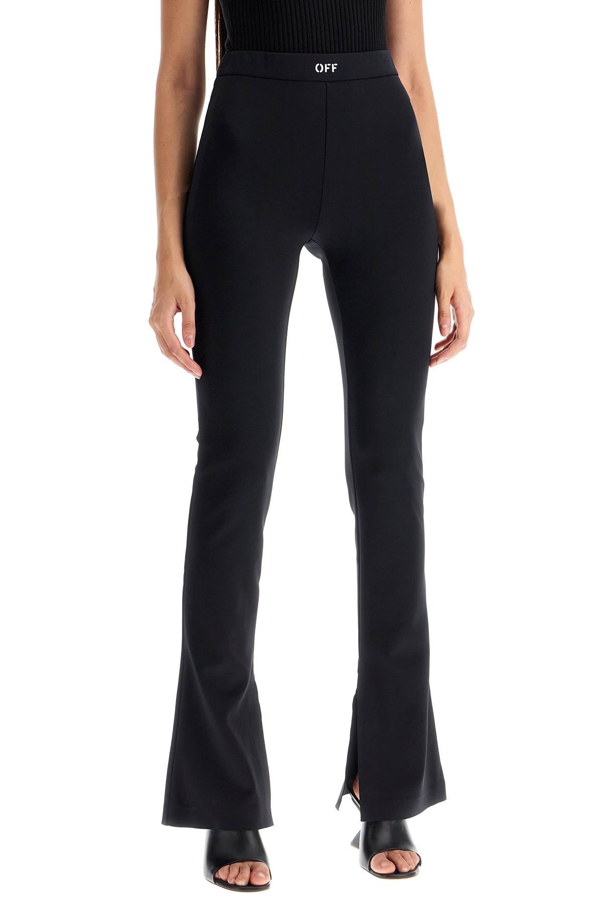 Off-White Sleek Split Leggings