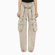 Off White Off-White™ Oversized Cargo Jeans In Burnt Denim