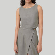 Reistor Breezy Hemp Summer Set in Dark Green
