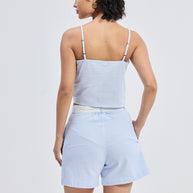 Reistor Regular Fit Shorts in Stripes