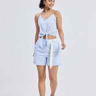 Reistor Regular Fit Shorts in Stripes