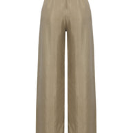 The Handloom Lucid Flow Tie Pants - Khaki Green