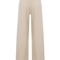 The Handloom Lucid Flow Tie Pants - Sand