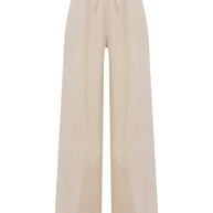 The Handloom Lucid Flow Tie Pants - Sand