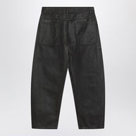 LEMAIRE Shiny Brown Denim Pants