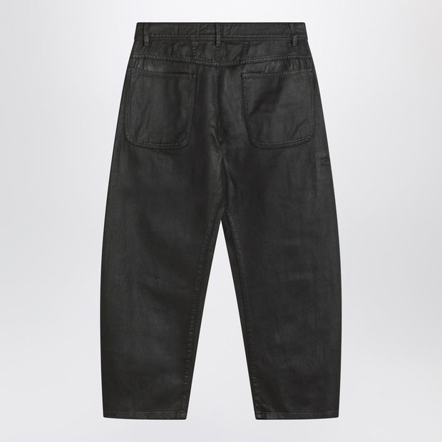 LEMAIRE Shiny Brown Denim Pants