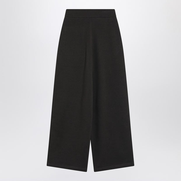 LEMAIRE Wide Brown Wool-blend Trousers