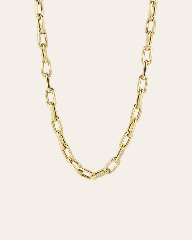 Zoe Lev 14k Gold Large Open Link Chain Necklace