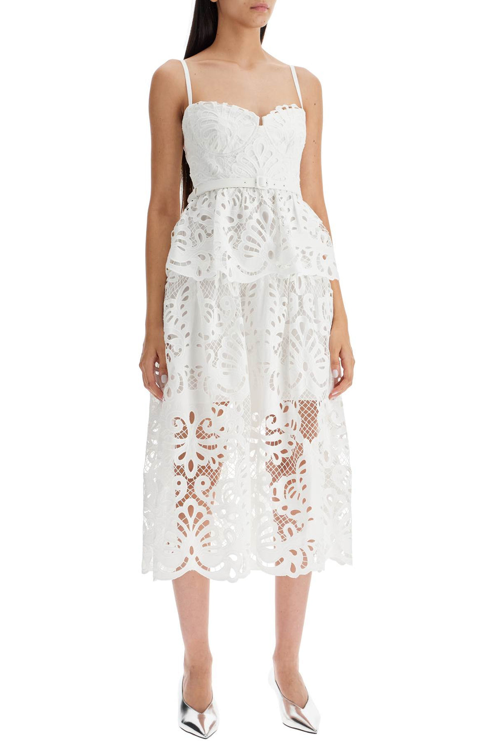 Self-Portrait Lace Midi Dress