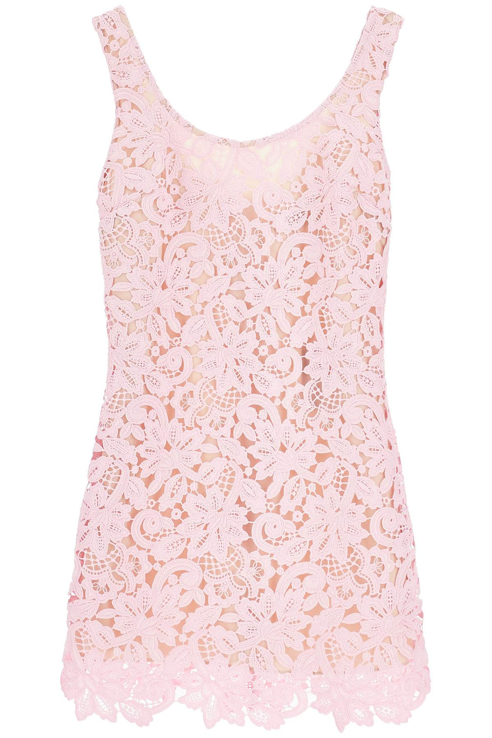 Self-Portrait Floral Lace Mini Dress